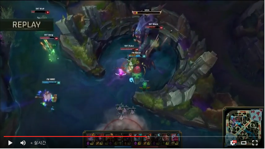 리그오브레전드 인벤 : 바론 강타 싸움 상황 분석.jpg - LoL/e스포츠 이야기 게시판
